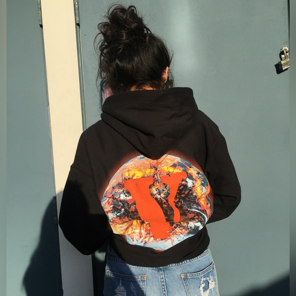 Vlone X Juice Wrld XL hoodie, worn 2x